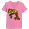 Ladies ComfortSoft ® V Neck Tee Thumbnail