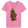 Ladies ComfortSoft ® V Neck Tee Thumbnail