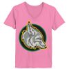 Ladies ComfortSoft ® V Neck Tee Thumbnail