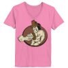 Ladies ComfortSoft ® V Neck Tee Thumbnail