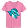 Ladies ComfortSoft ® V Neck Tee Thumbnail