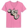 Ladies ComfortSoft ® V Neck Tee Thumbnail