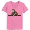 Ladies ComfortSoft ® V Neck Tee Thumbnail