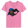 Ladies ComfortSoft ® V Neck Tee Thumbnail