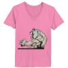 Ladies ComfortSoft ® V Neck Tee Thumbnail