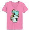 Ladies ComfortSoft ® V Neck Tee Thumbnail