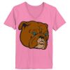 Ladies ComfortSoft ® V Neck Tee Thumbnail