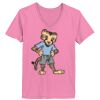 Ladies ComfortSoft ® V Neck Tee Thumbnail