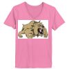 Ladies ComfortSoft ® V Neck Tee Thumbnail