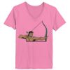 Ladies ComfortSoft ® V Neck Tee Thumbnail