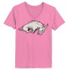 Ladies ComfortSoft ® V Neck Tee Thumbnail