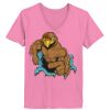 Ladies ComfortSoft ® V Neck Tee Thumbnail