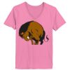 Ladies ComfortSoft ® V Neck Tee Thumbnail