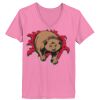 Ladies ComfortSoft ® V Neck Tee Thumbnail