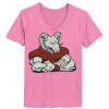 Ladies ComfortSoft ® V Neck Tee Thumbnail