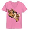 Ladies ComfortSoft ® V Neck Tee Thumbnail