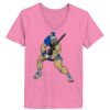 Ladies ComfortSoft ® V Neck Tee Thumbnail