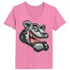 Ladies ComfortSoft ® V Neck Tee Thumbnail