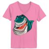 Ladies ComfortSoft ® V Neck Tee Thumbnail