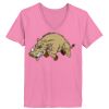 Ladies ComfortSoft ® V Neck Tee Thumbnail