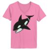 Ladies ComfortSoft ® V Neck Tee Thumbnail