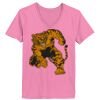 Ladies ComfortSoft ® V Neck Tee Thumbnail