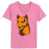 Ladies ComfortSoft ® V Neck Tee Thumbnail