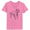 Ladies ComfortSoft ® V Neck Tee Thumbnail