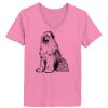 Ladies ComfortSoft ® V Neck Tee Thumbnail