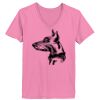 Ladies ComfortSoft ® V Neck Tee Thumbnail