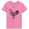 Ladies ComfortSoft ® V Neck Tee Thumbnail