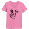 Ladies ComfortSoft ® V Neck Tee Thumbnail