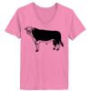 Ladies ComfortSoft ® V Neck Tee Thumbnail