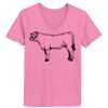 Ladies ComfortSoft ® V Neck Tee Thumbnail