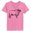 Ladies ComfortSoft ® V Neck Tee Thumbnail