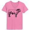 Ladies ComfortSoft ® V Neck Tee Thumbnail