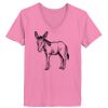 Ladies ComfortSoft ® V Neck Tee Thumbnail