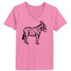 Ladies ComfortSoft ® V Neck Tee Thumbnail