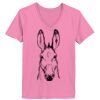 Ladies ComfortSoft ® V Neck Tee Thumbnail