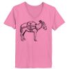 Ladies ComfortSoft ® V Neck Tee Thumbnail