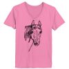 Ladies ComfortSoft ® V Neck Tee Thumbnail