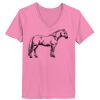 Ladies ComfortSoft ® V Neck Tee Thumbnail