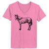 Ladies ComfortSoft ® V Neck Tee Thumbnail