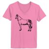 Ladies ComfortSoft ® V Neck Tee Thumbnail