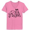 Ladies ComfortSoft ® V Neck Tee Thumbnail