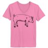 Ladies ComfortSoft ® V Neck Tee Thumbnail