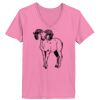 Ladies ComfortSoft ® V Neck Tee Thumbnail