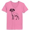 Ladies ComfortSoft ® V Neck Tee Thumbnail