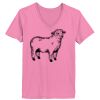 Ladies ComfortSoft ® V Neck Tee Thumbnail