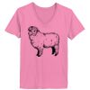 Ladies ComfortSoft ® V Neck Tee Thumbnail